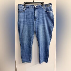 Abercrombie & Fitch The Skinny Ankle Curve Love High Rise Jeans Size 34/18R NWT
